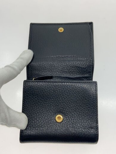 商品画像：ミディアム・ウォレット/レザー/BLK/レディース// 4