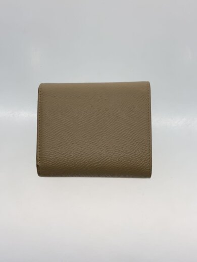 商品画像：3つ折り財布/レザー/BEG/無地/レディース// 2