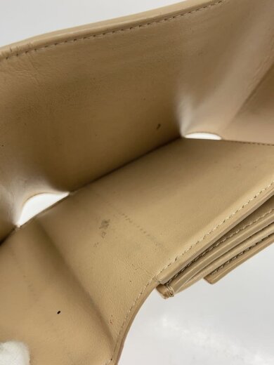 商品画像：3つ折り財布/レザー/BEG/無地/レディース// 6