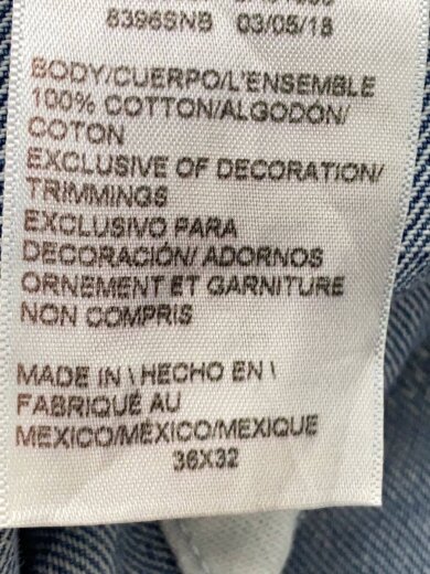 商品画像：オーバーオール/36/コットン/IDG/無地 5