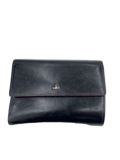 商品画像：2つ折り財布/--/BLK/無地/レディース 1