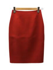 REVER HIGH WAIST TIGHT SKIRT/スカート/0/ウール/レッド」/MB184-6013