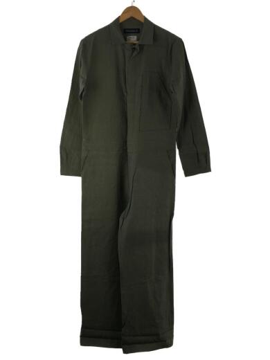 画像：MADISONBLUEレディース衣料/M/リネン/カーキ/無地/MB181-4007/LINEN JUMP SUIT1