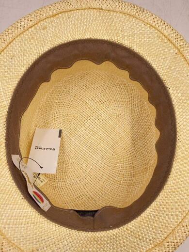 画像：CA4LAハット/M/BEG/無地/レディース/JUN01757/カンカン帽4