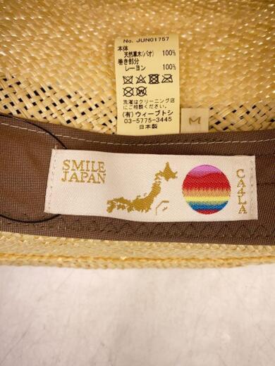 画像：CA4LAハット/M/BEG/無地/レディース/JUN01757/カンカン帽5