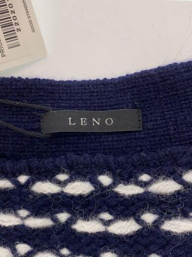 画像：LENOタグ付/BIRD’S-EYE JACQUARD CARDIGAN/バーズアイ/カーディガン/3/ウール3