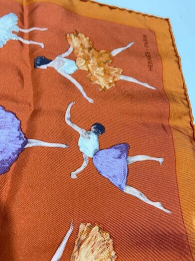 商品画像：カレ45/La Dance/スカーフ/シルク/ORN/レディース// 6