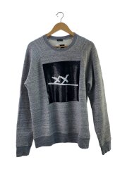 Swirly Sweatshirt/L/コットン/GRY/s84gu0035