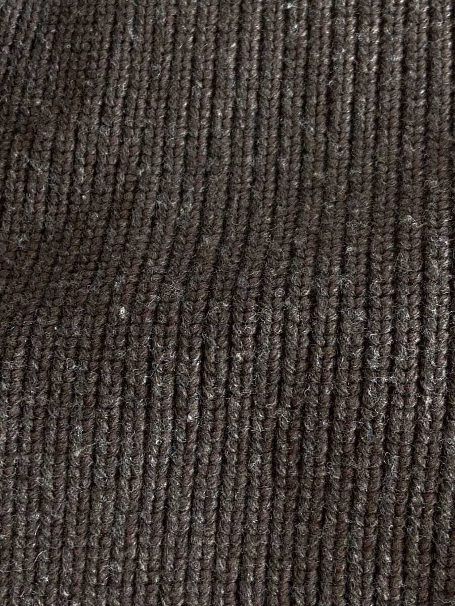 H BEAUTY&YOUTH / 5GAUGE VOLUME SLEEVE CARDIGAN/ウール/BRW/1628-106-0837