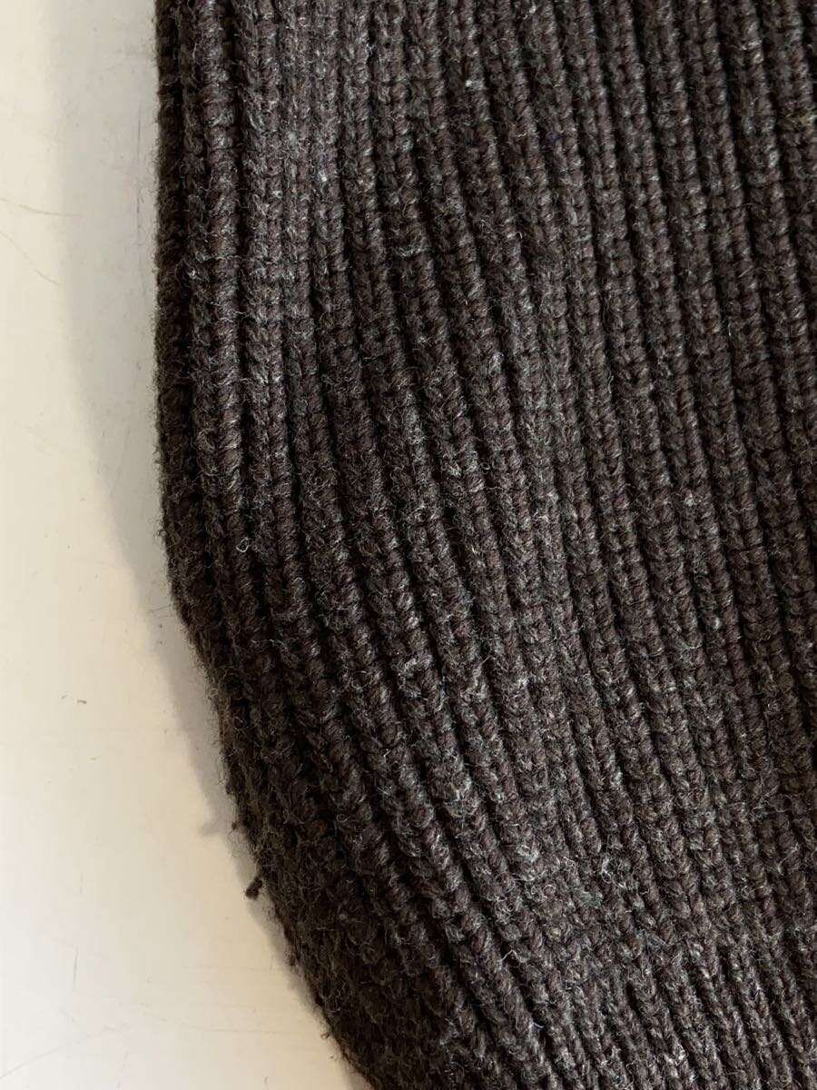 H BEAUTY&YOUTH / 5GAUGE VOLUME SLEEVE CARDIGAN/ウール/BRW/1628-106-0837