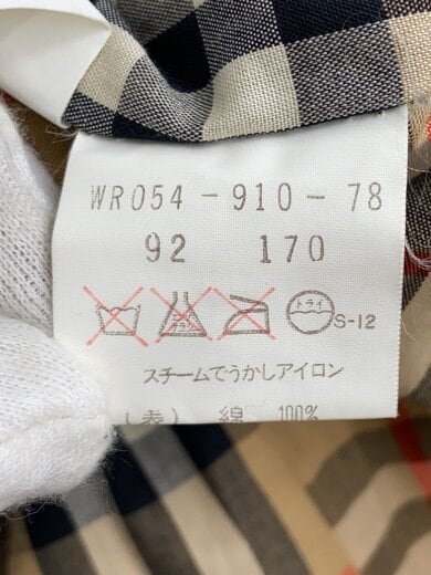 商品画像：ステンカラーコート/--/コットン/KHK/WR054-910-78 4