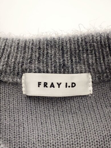 画像：FRAY I.D24AW/ニットセットアップ/カーディガン＆スカート/FREE/ナイロン/GRY/FWNO2441693