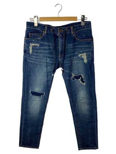 画像：1piu1uguale3ストレートパンツ/L/コットン/IDG1