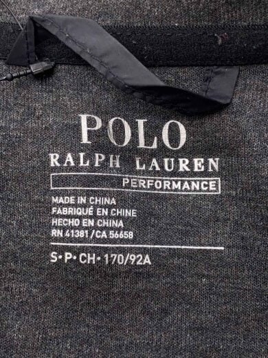 画像：POLO RALPH LAURENダウンジャケット/S/ポリエステル/GRY/7106710590013