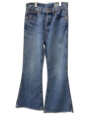 HIGH WAIST BELL-BOTTOM /ボトム/--/コットン/BLU/22102129