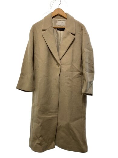 商品画像：チェスターコート/36/ウール/BEG/GAO-51500-B 1