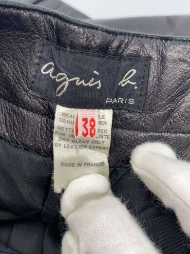 商品画像：レザーパンツ/38/レザー/BLK/Made in France// 4