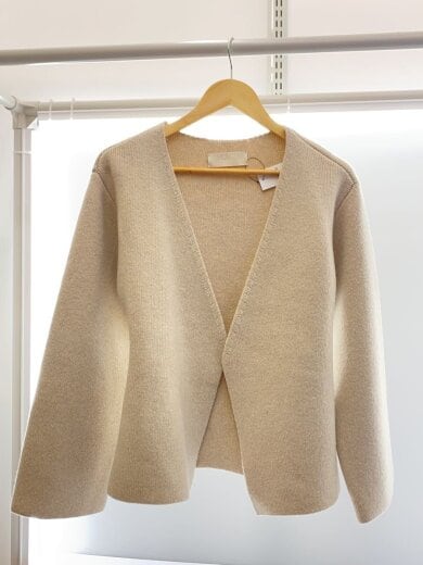 商品画像：WOOL FORM ジャケット/カーディガン(厚手)/ウール/BEG/24-080-922-8280-4- 1