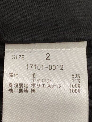 商品画像：×SuzuHirose MIX COLOR OVER COAT/2/ウール/BLK/17101-0012// 4