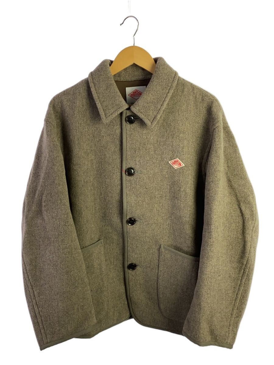DANTON / コート/42/ウール/BRW/SL32-115-02/ライトパイルカバーオールジャケット
