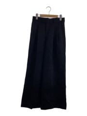 THE SLACK 2TUCK/38/ウール/BLK/25ss-rept-24il-j