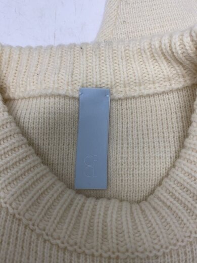 商品画像：ニット・セーター(厚手)/FREE/ウール/WHT/無地/CF004KN113// 3