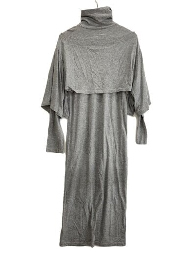 商品画像：レイヤードカットソーワンピース/S/コットン/GRY/S52CT0419// 2