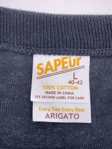 商品画像：SMOKING SKULL/Tシャツ/L/コットン/BLK 3