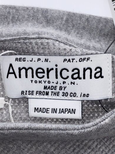 画像：Americana × Deuxieme ClasseDeuxieme Classe別注/ワッフルロングスリーブTシャツ/長袖カットソー/one/コットン/GRY//3