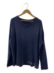 ①⑩/24SS/ラウンドネック ヴィンテージTシャツ/L/コットン/NVY/S50GC0696 S24567