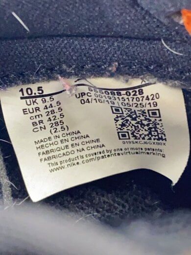 商品画像：AIR JORDAN 1 RETRO HIGH OG/エアジョーダン1レトロハイ/ブラック/555088-028/ 5