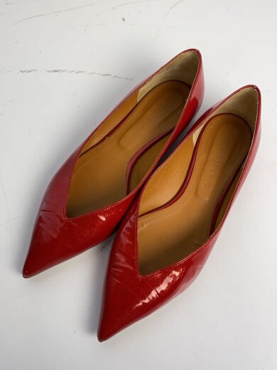 商品画像：フラットパンプス/38/RED 2