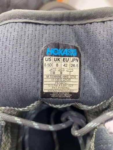 商品画像：ハイカットスニーカー/26.5cm/GRY/1113510/HOKA TENNINE HIKE GTX 5