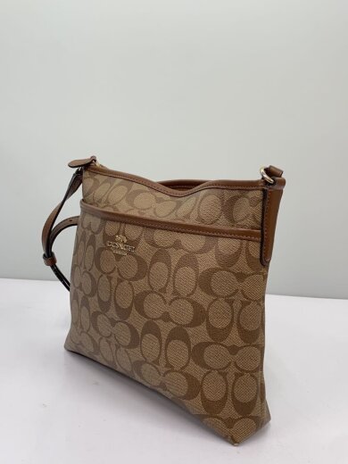 商品画像：ショルダーバッグ_シグネチャー_ブラウンレザー/--/BEG/総柄 2