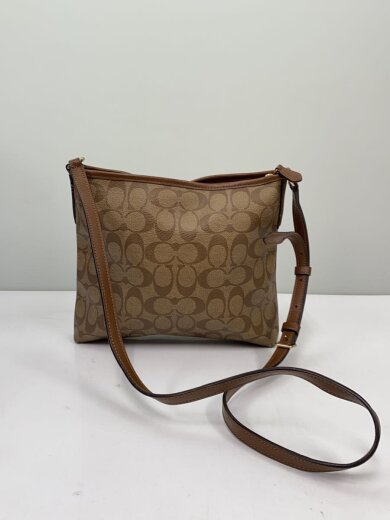 商品画像：ショルダーバッグ_シグネチャー_ブラウンレザー/--/BEG/総柄 3