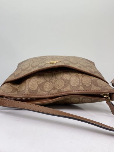 商品画像：ショルダーバッグ_シグネチャー_ブラウンレザー/--/BEG/総柄 4