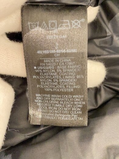 商品画像：PADDED ANORAK/トップス/S/ナイロン/ブラック 5