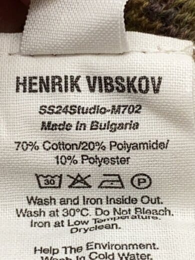 商品画像：SS24Studio-M702/ニット・セーター(厚手)/M/コットン/GRN/総柄/ヘンリックヴィブス// 5