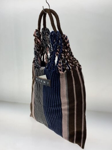 商品画像：トートバッグ/--/マルチカラー/ストライプ 2