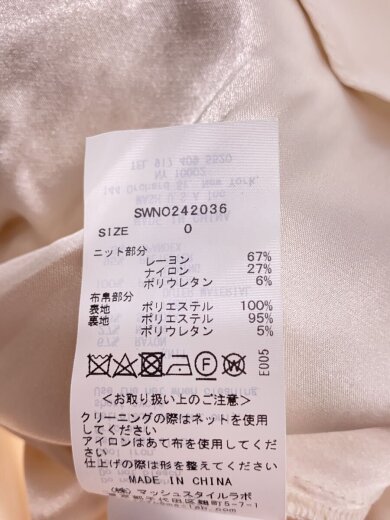 商品画像：ノースリーブワンピース/0/レーヨン/CRM/SWNO242036 4