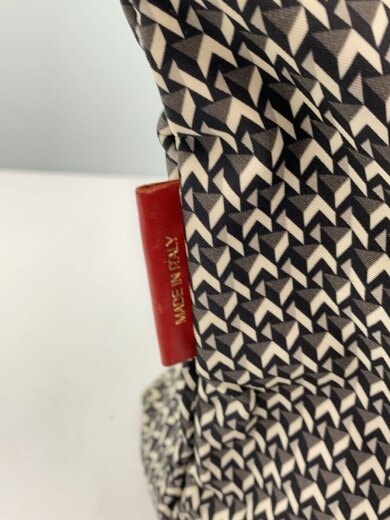 商品画像：トートバッグ/ポリエステル/マルチカラー/総柄/ポケット内側インク染み 5