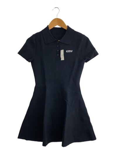 商品画像：半袖ワンピース/FREE/アクリル/BLK/プレミアムボックス ワンピース 1