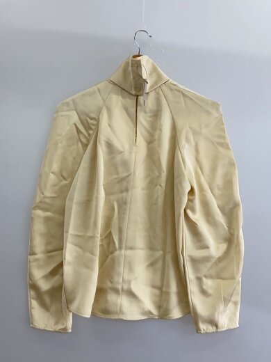 商品画像：長袖ブラウス/1/ポリエステル/IVO/17122-4212/CONSTRUCTIVE SATIN BLOUSE 2