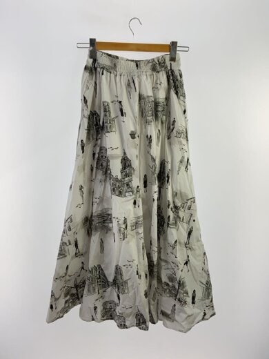 商品画像：スカート/M/コットン/WHT/総柄/02110950560 2