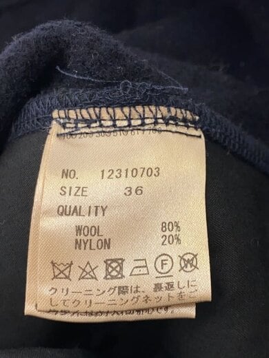 商品画像：ボトム/36/ウール/NVY 5