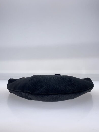 商品画像：ハーフムーン/ショルダーバッグ/レザー/BLK/無地// 4