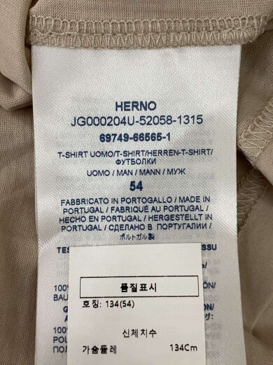 商品画像：Tシャツ/54/--/BEG/JG000204U-52058-1315 4