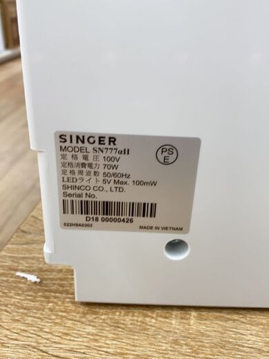 商品画像：ミシン SN777αⅡ 6