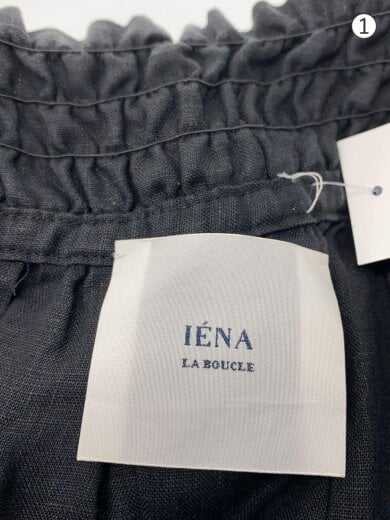 商品画像：半袖ワンピース/--/リネン/BLK/無地/21-040-914-1440-2-0 3