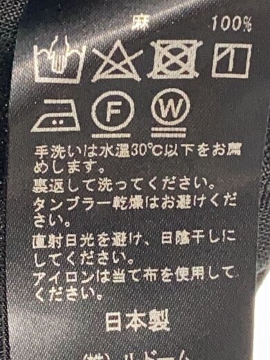 商品画像：半袖ワンピース/--/リネン/BLK/無地/21-040-914-1440-2-0 4